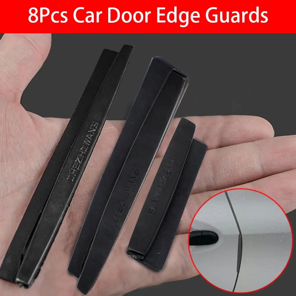 

8X Car Side Door Edge Protector Protective Strip Scrape Guard Bumper Guards Handle Cover Sticker Car Styling Parts Accessories