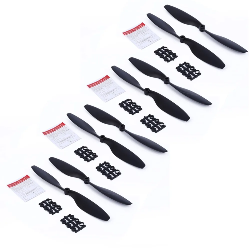 2/4/6 пар 1045 пропеллер Prop CW CCW лезвия для DJI F450 F550 RC DIY для A2212 KV1000 мотор хорошо сбалансированный пропеллеры Drone Камера