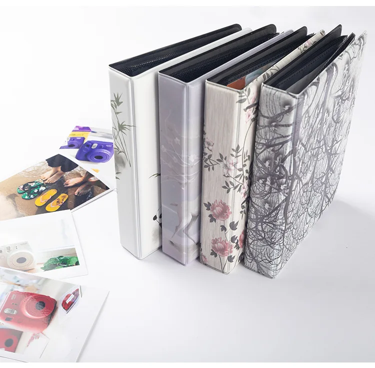 64 карманы 3 дюймов фотоальбом книги для ЖК-дисплея с подсветкой Fujifilm Instax Mini самоклейка на окна альбом Instax Mini 9 камеры одноступенного процесса 8 7s 90 70 25 визитная карточка держатель билета