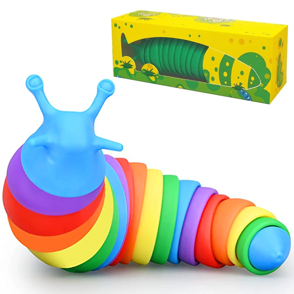Фиджет-модный Pop Fingertip игрушечная Улитка Slug гибкие игрушки для декомпрессии