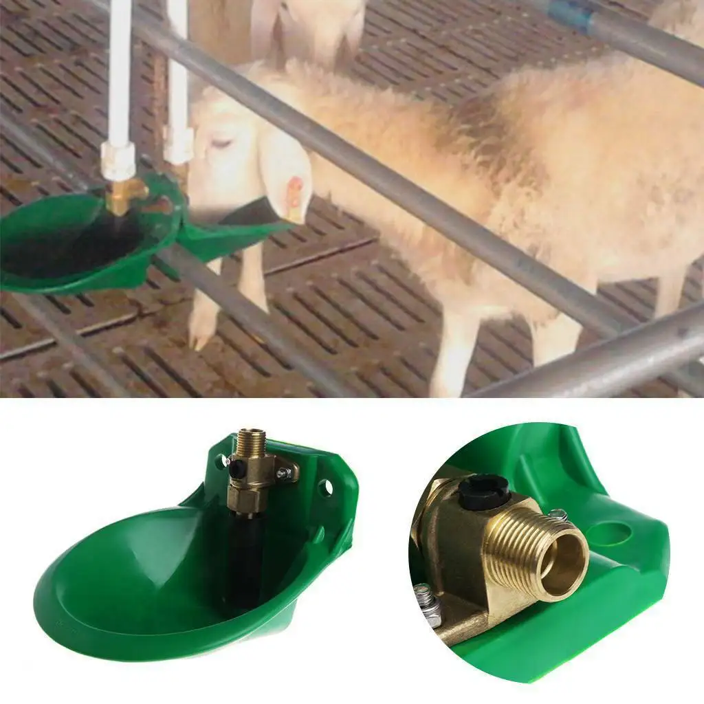 Auto Sheep Drinking Bowl Drinker Automatic Drink Water Outlet For Cattle Pig Dispenser Cup Feeders Farm Animals Equipments | Дом и сад