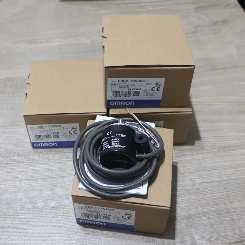 Бесплатная доставка E6B2CWZ6C OMRON вращающийся энкодер E6B2 CWZ6C 20 30 40 60 100 200 360 400 500 600 1000 1024