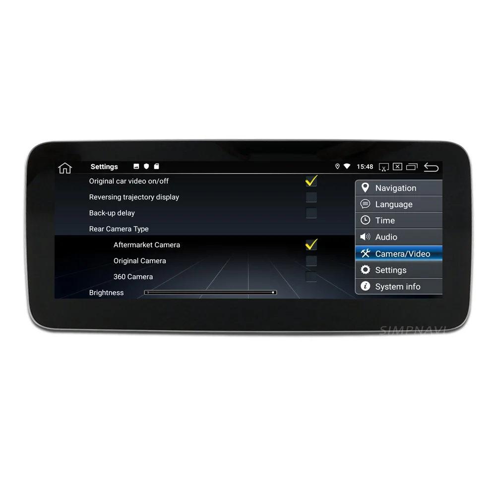 Автомобильный мультимедийный плеер экран 10 25 дюйма IPS Android 9 0 4 + 64 ГБ для Mercedes Benz A