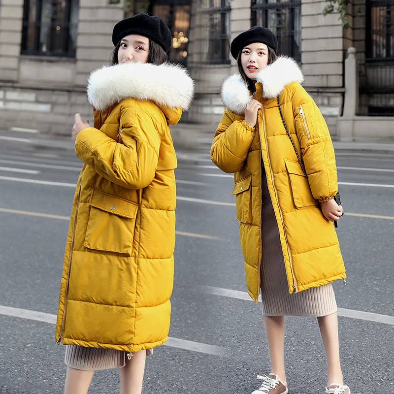 Новинка горячая Распродажа свободная большая парка с капюшоном модный большой