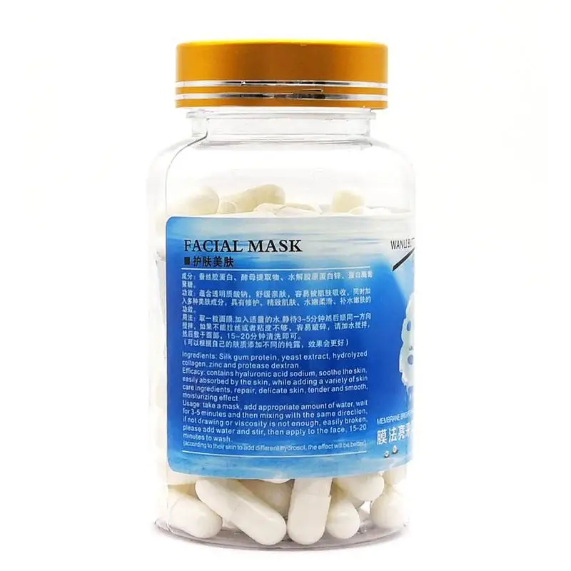 1 шт. летняя охлаждающая Капсульная маска порошок коллаген белок Биоактивные