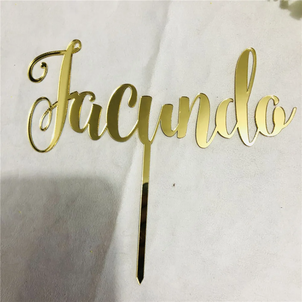 Индивидуальный Топпер для свадебного торта изготовленный на заказ Деревянный