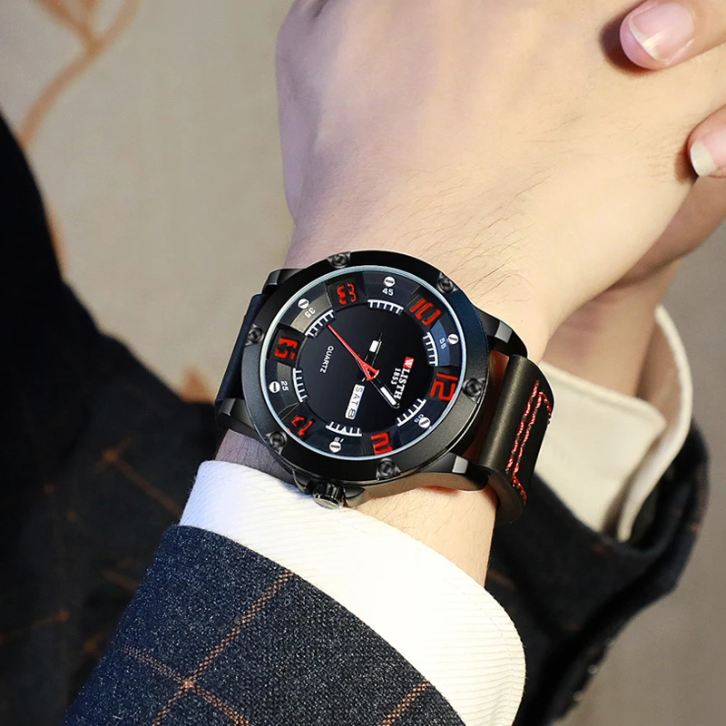 

WLISTH Brand Watch Mens Waterproof Weekly Display Watch Sports Watch Waterproof Quartz Watch watch