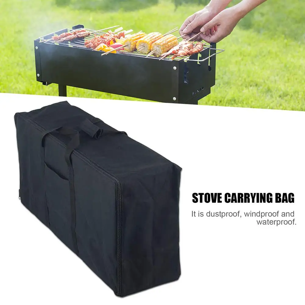 

Fire Stove Storage Bag Picnic Basket Camping Stove Carry Bag Heavy Duty Stove Tote Bag Grill Accessory Storage