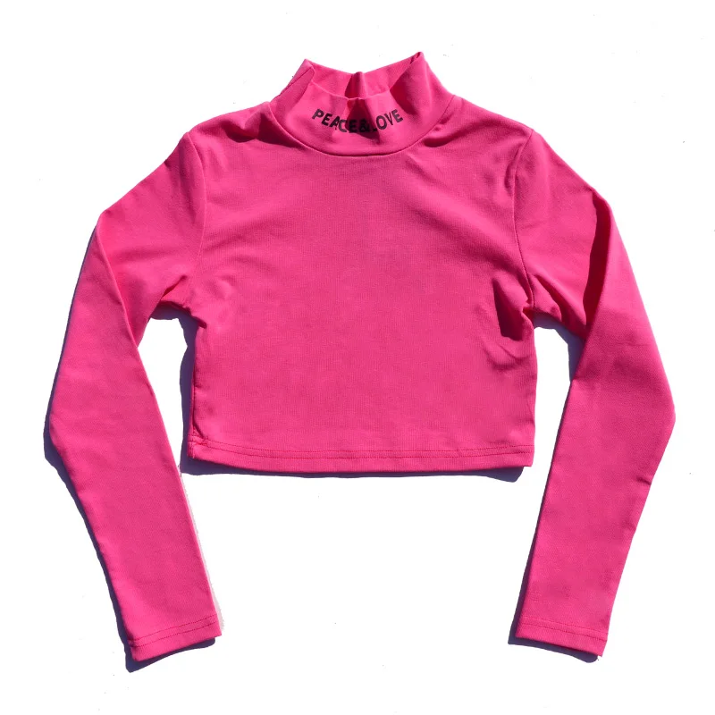 pink tops Танцевальные костюмы в стиле хип-хоп для девочек, топы розового и зеленого цвета, штаны в стиле хип-хоп, танцевальная одежда в стиле джаз уличный, Детская современная танцевальная одежда для сцены, одежда для рейва DQS3419 - Цвет: pink tops