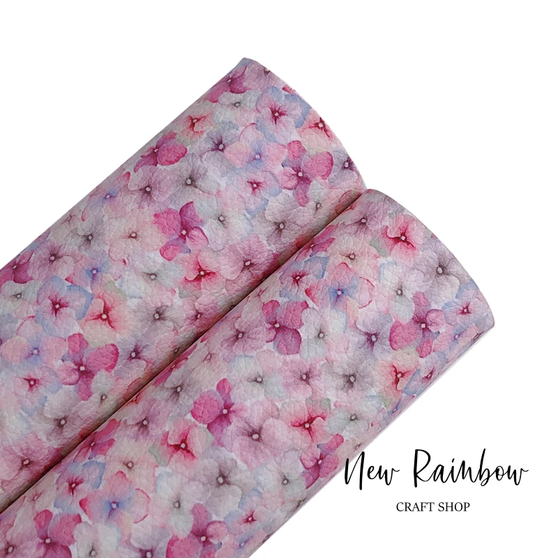 Новый Радужный лист из искусственной кожи для изготовления бантов сережек