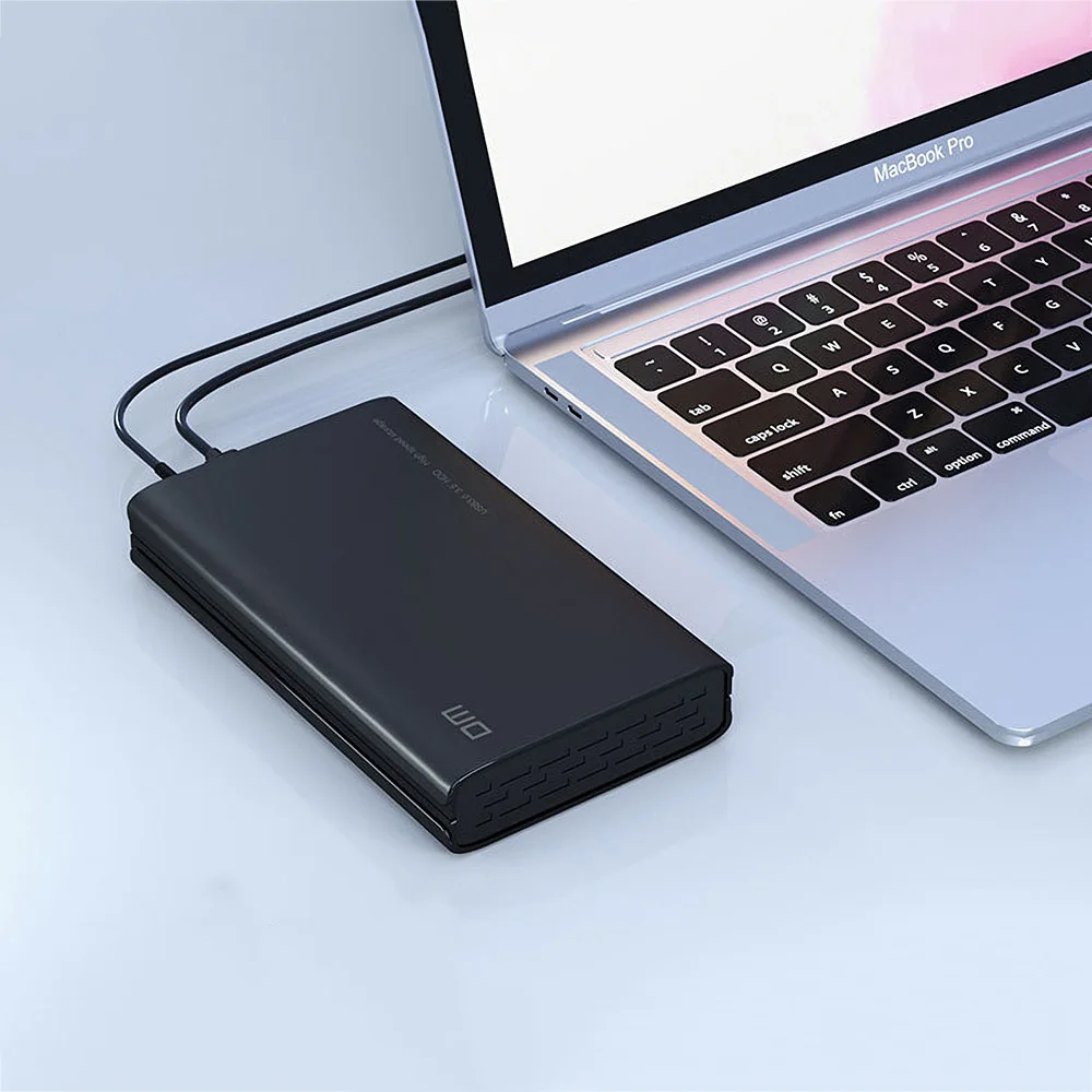 

DM 3.5" 2.5" USB 3.0 SATA HDD Case SSD External Hard Drive Enclosure 16TB 5Gbps Hard Disk Box Shell Box HD035