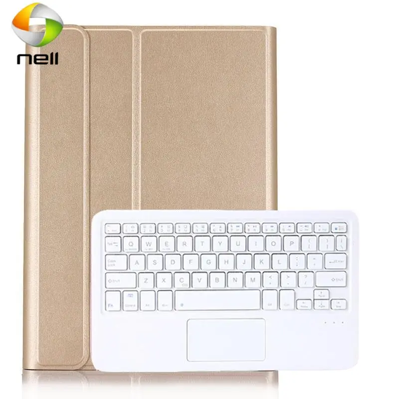 

Умный чехол из ПУ кожи для планшета с держателем для ручек и сенсорной клавиатурой Samsung Galaxy Tab A7 10,4 T500/T505, Магнитный кожаный чехол + чехол для р...