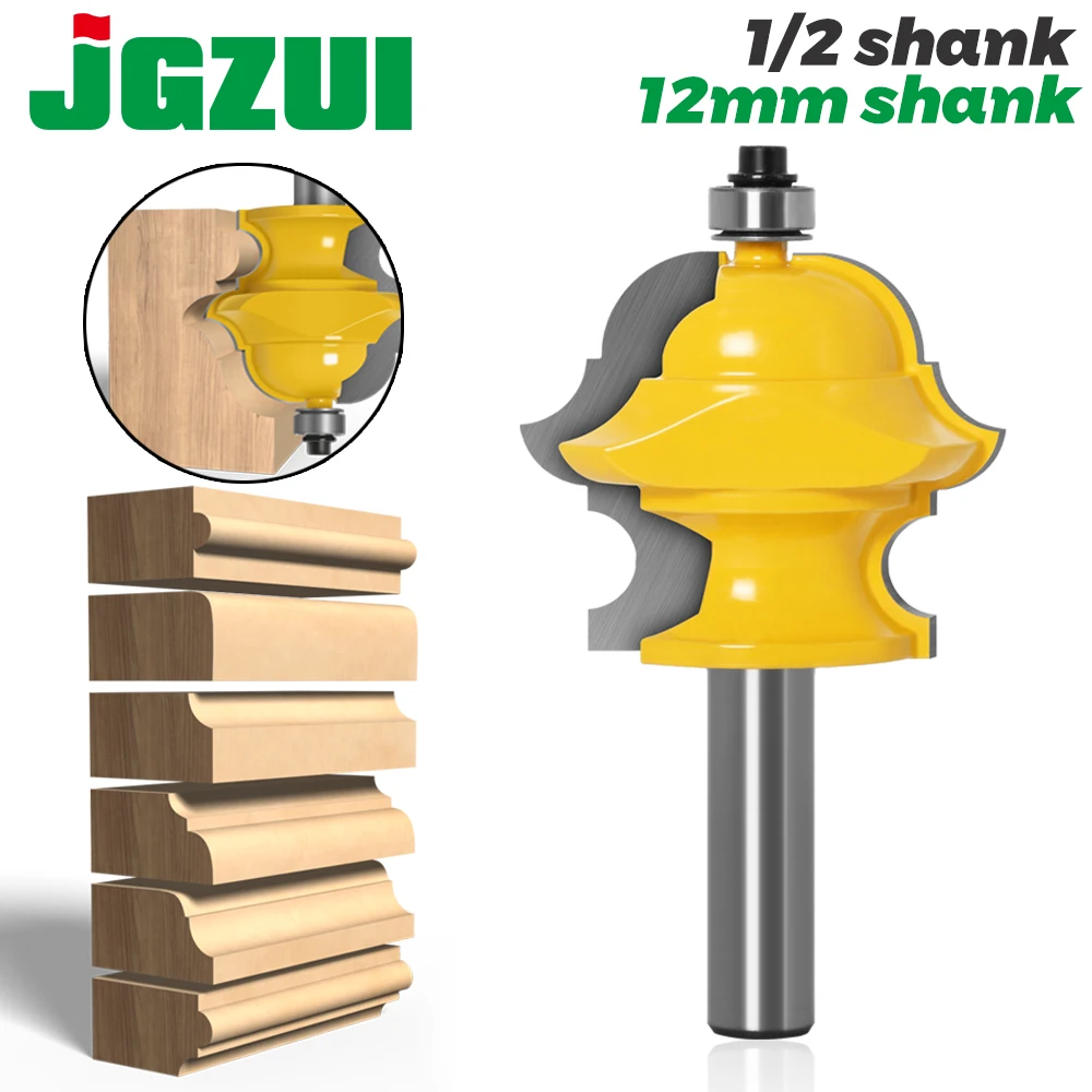 

1PC 1/2 Shank 12mm shank Multiform Multi-Profile Molding Router Bit door knife Woodworking cutter