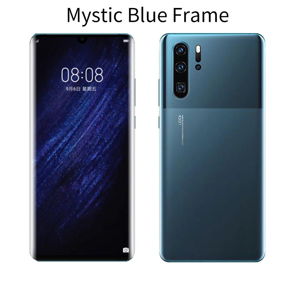 6,4" для huawei P30 Pro lcd кодирующий преобразователь сенсорного экрана в сборе для huawei P30 Pro дисплей с рамкой Замена P30+ lcd - Цвет: Mystic Blue Frame