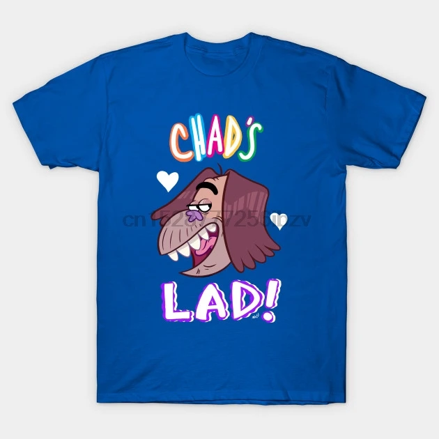 Мужская футболка Chad Lad Clarence с принтом футболки топы|Мужские футболки| |