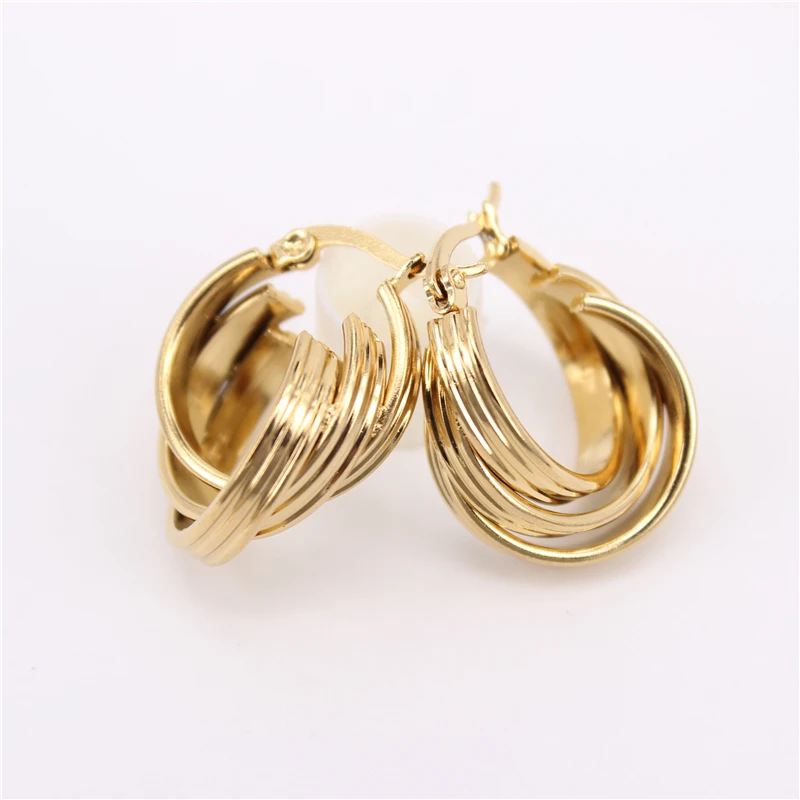 orecchini summer сережки золотого цвета brincos diferentes bisutería mujer lujo fashion Hoop earrings sell like hot  LH1018