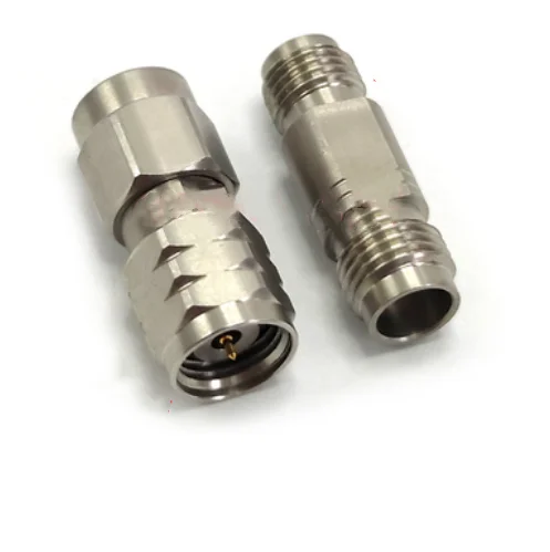 1.85mm To 2.92mm Male And Female Stainless Steel High Frequency Millimeter Wave test Adapter Connector DC-40G