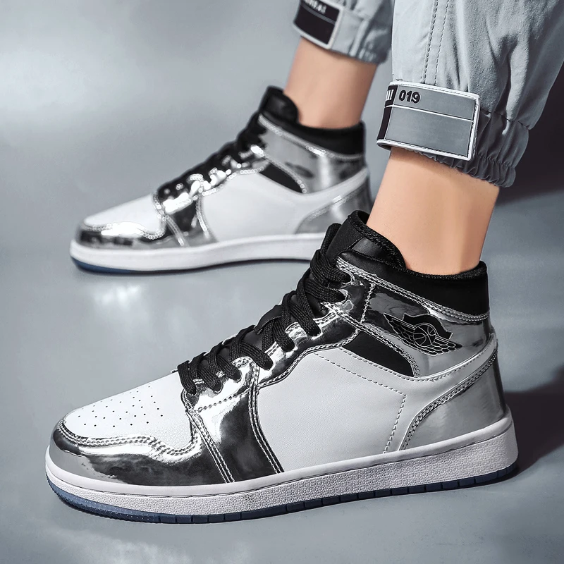 Обувь для скейтбординга мужская обувь дешевые мужские кроссовки высокая кожаная