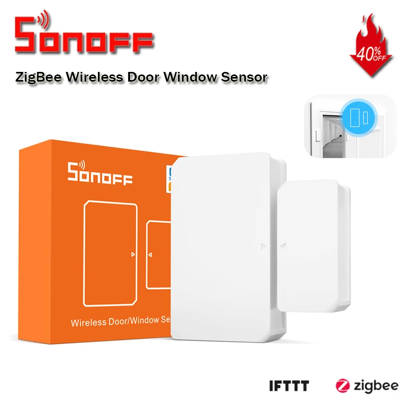 SONOFF SNZB 04 ZigBee Беспроводной Дверной/оконный датчик обеспечивает умную связь с