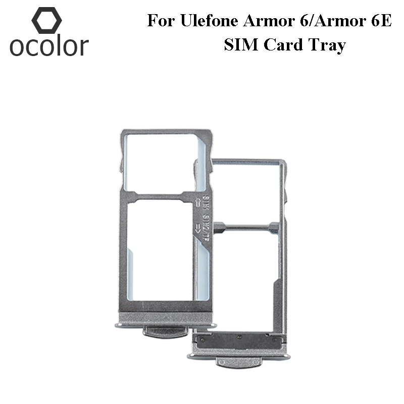 Ocolor для Ulefone Armor 6 слот SIM-карты держатель лотка SD-карты адаптер в сборе Запчасти 6E