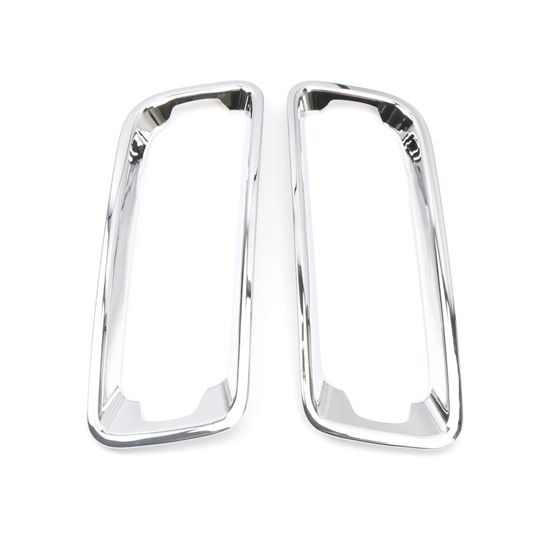 Car Styling ABS Chrome Front Fog Light Lamp Cover Trim For Mitsubishi Pajero V80 Shogun Montero Limited 2015 2016 2017 2018 2019 |