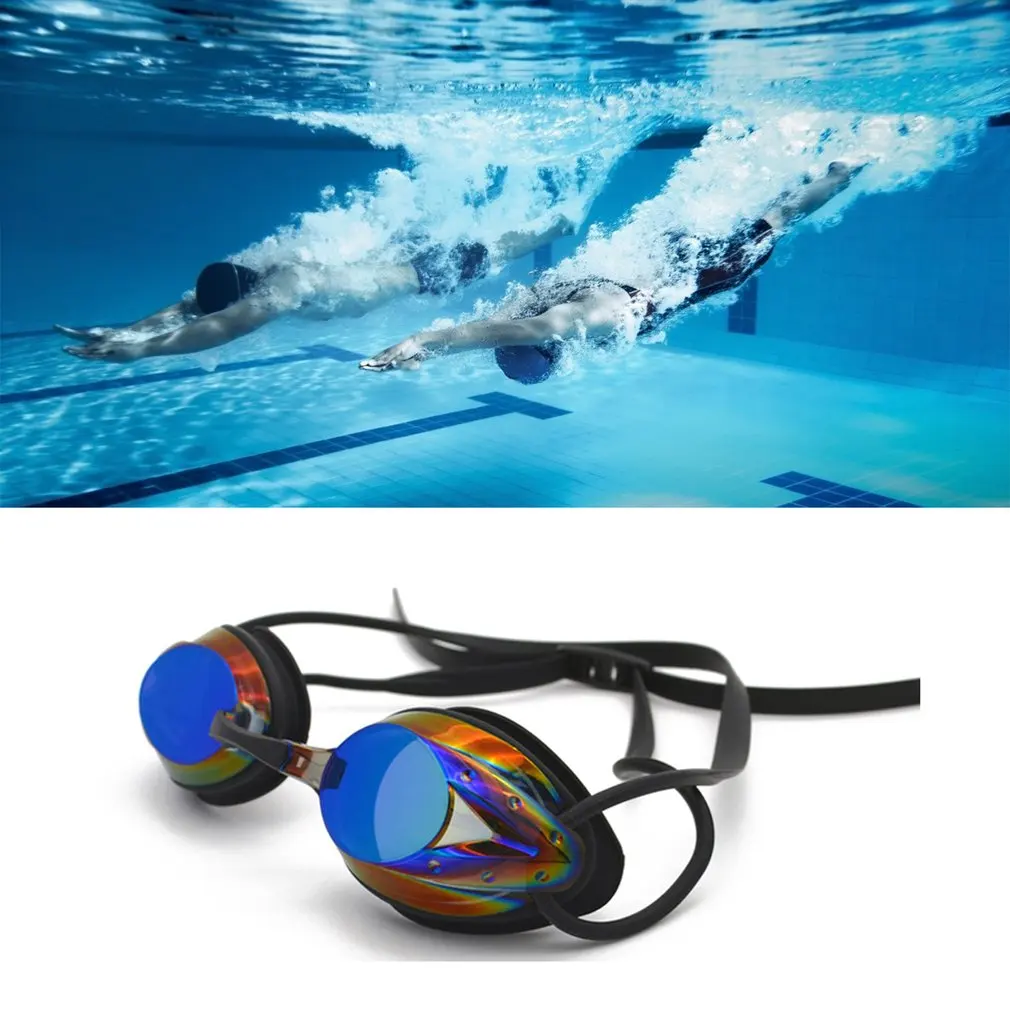 

Swimming Goggles Swimming Glasses Panoramic Flexible Waterproof Large Frame Anti-Fog Diving Water Sport Eyewear