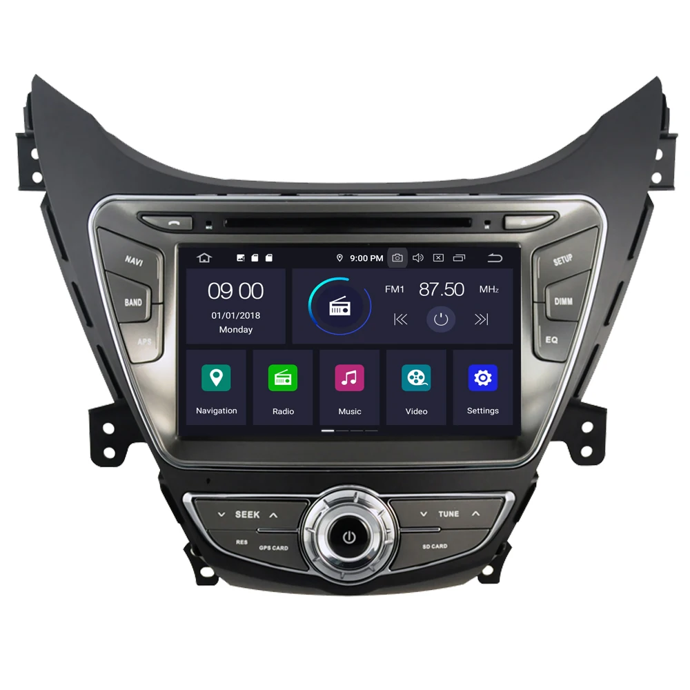Автомагнитола RoverOne для Hyundai Elantra Avante I35 2010-2013 Android 10 автомобильный мультимедийный