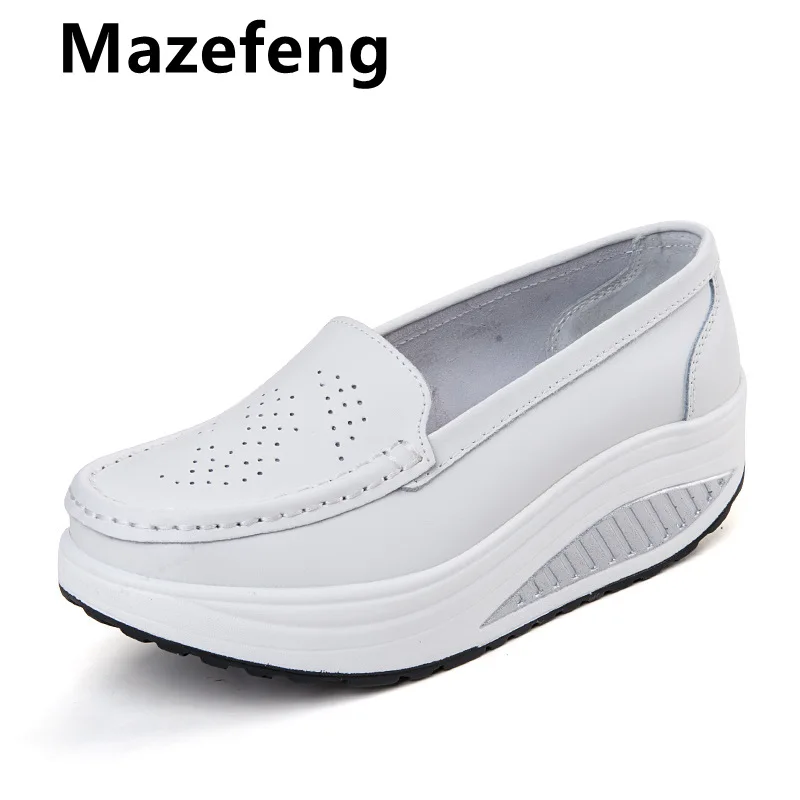 

Женские кроссовки без шнуровки, Белые Повседневные дышащие кроссовки на плоской подошве, Вулканизированная подошва, для улицы, весна-лето ...