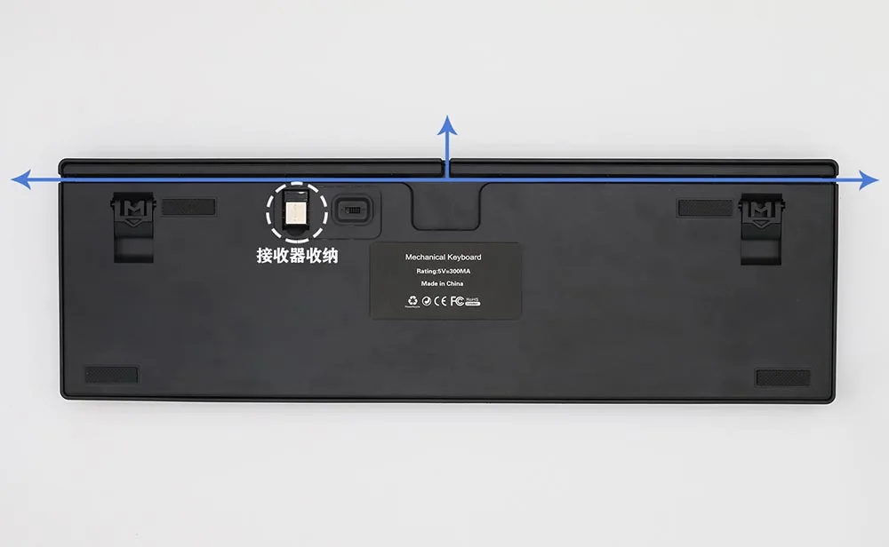 2 4G BT5.0 Type-c 108 87 RGB макро механический фотоэлемент Горячая замена печатной платы