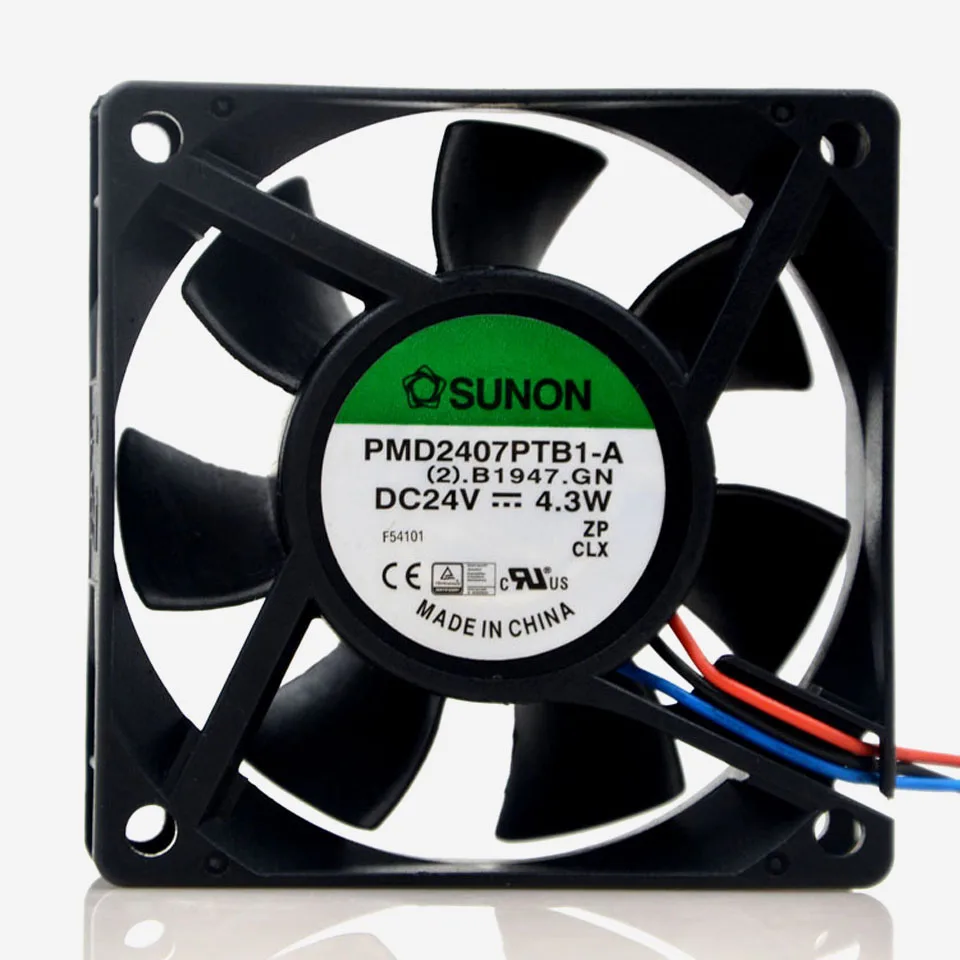 

1 шт. PMD2407PTB1-A 7 см вентилятора 24V 4,3 Вт 5,0 7020 3-жильный Инвертор Вентилятор охлаждения