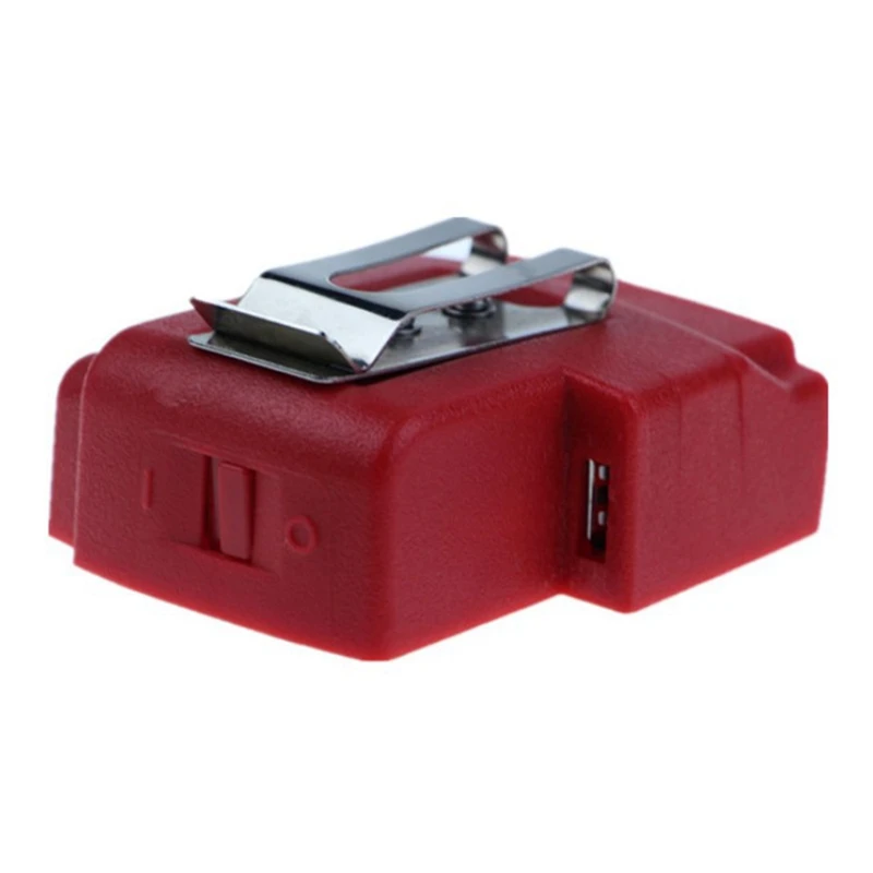 Tool Parts USB Ports Battery Charger Adapter Adaptor For 49-24-2371 M18 With Clip |