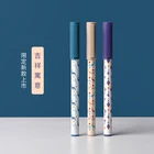 Ручка гелевая Kaco JUMBO 3 шт.компл., Чернаяцветная, нейтральная, 1600 м, длина для письма, для школы и офиса, канцелярские принадлежности, ручки, аксессуары