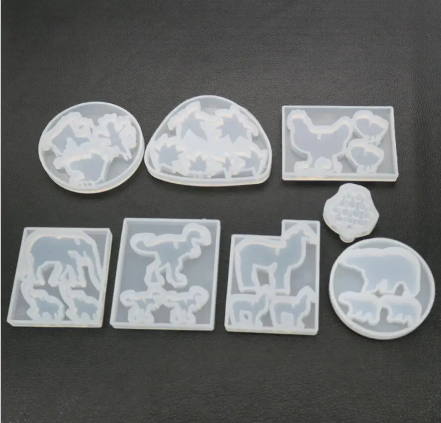 Сделай Сам Хрустальный каплевидный гель животное слон цыпленок верблюд динозавр