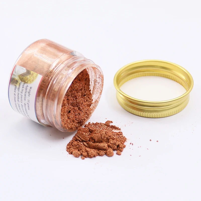 

KINNO Edible Food Pigment Powder Food Coloring in Cake Decoration Pastry Food Grade Powder 10g Brown Color Edible Food Powder