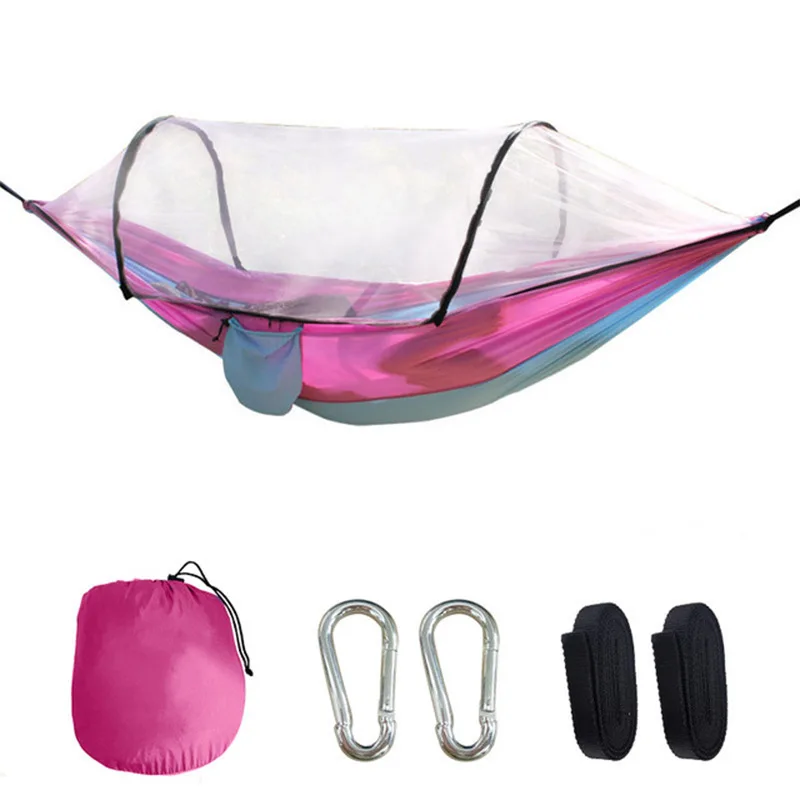 

Outdoor Single And Double Camping Pole Mosquito Net, Anti-Mosquito Hammock