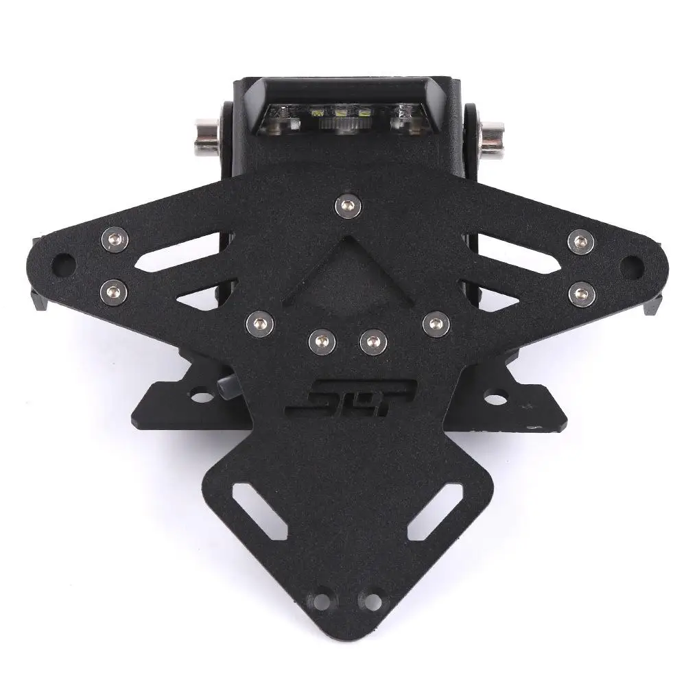 

Adjustable License Number Registration Plate Holder With Led Light Lamp For Kawasaki NINJA 250 NiNJA 300 Z250 Z300 300CC