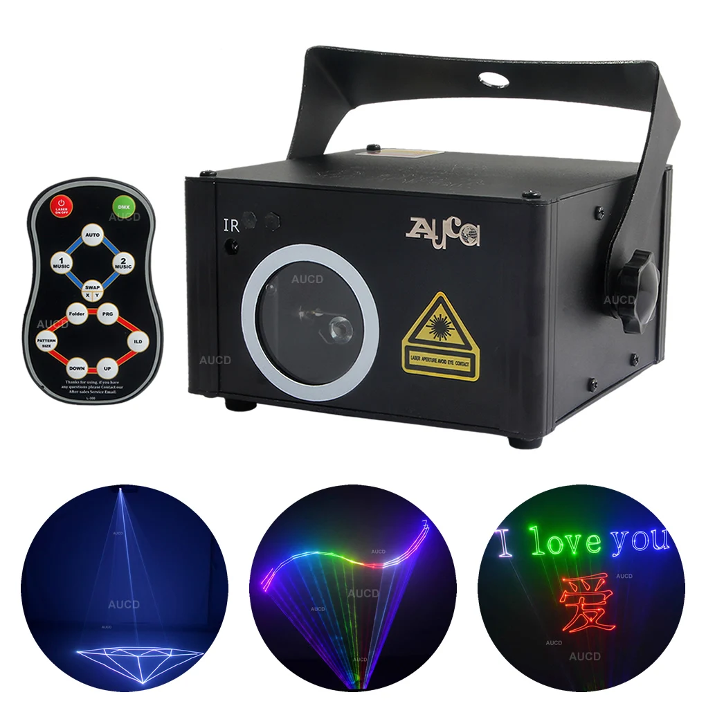 DMX512 RGB программные шаблоны лазерного освещения проектор для домашнего диджея