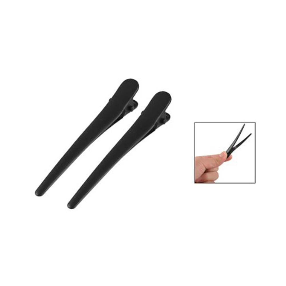 Высокое качество 10 шт. черный пластик один зубец DIY прическа крокодил заколка для