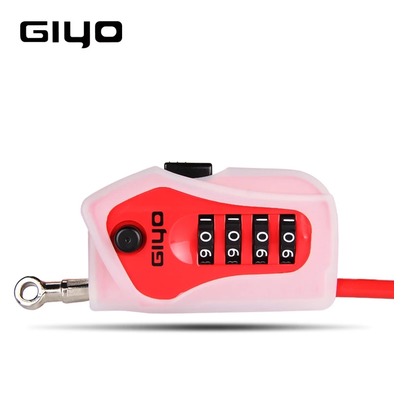 

Bicycle Password Lock Anti Theft Mountain Bike Cable Locks Wire-Lock 4-digit Code Luggage-Lock L-03 GIYO