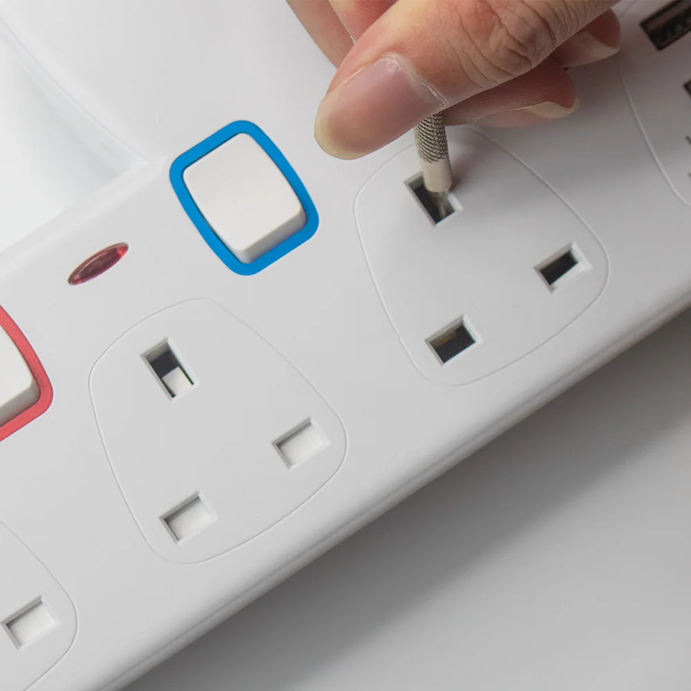Универсальный Сетевой удлинитель с 2 USB-портами дорожный адаптер индивидуальные