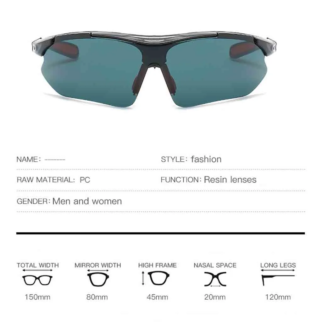 

30# Unisex Cycling Glasses Windproof Sand Sunglasses Outdoor Protective Glasses Sports Fashion Men High Quality Sunglasses New