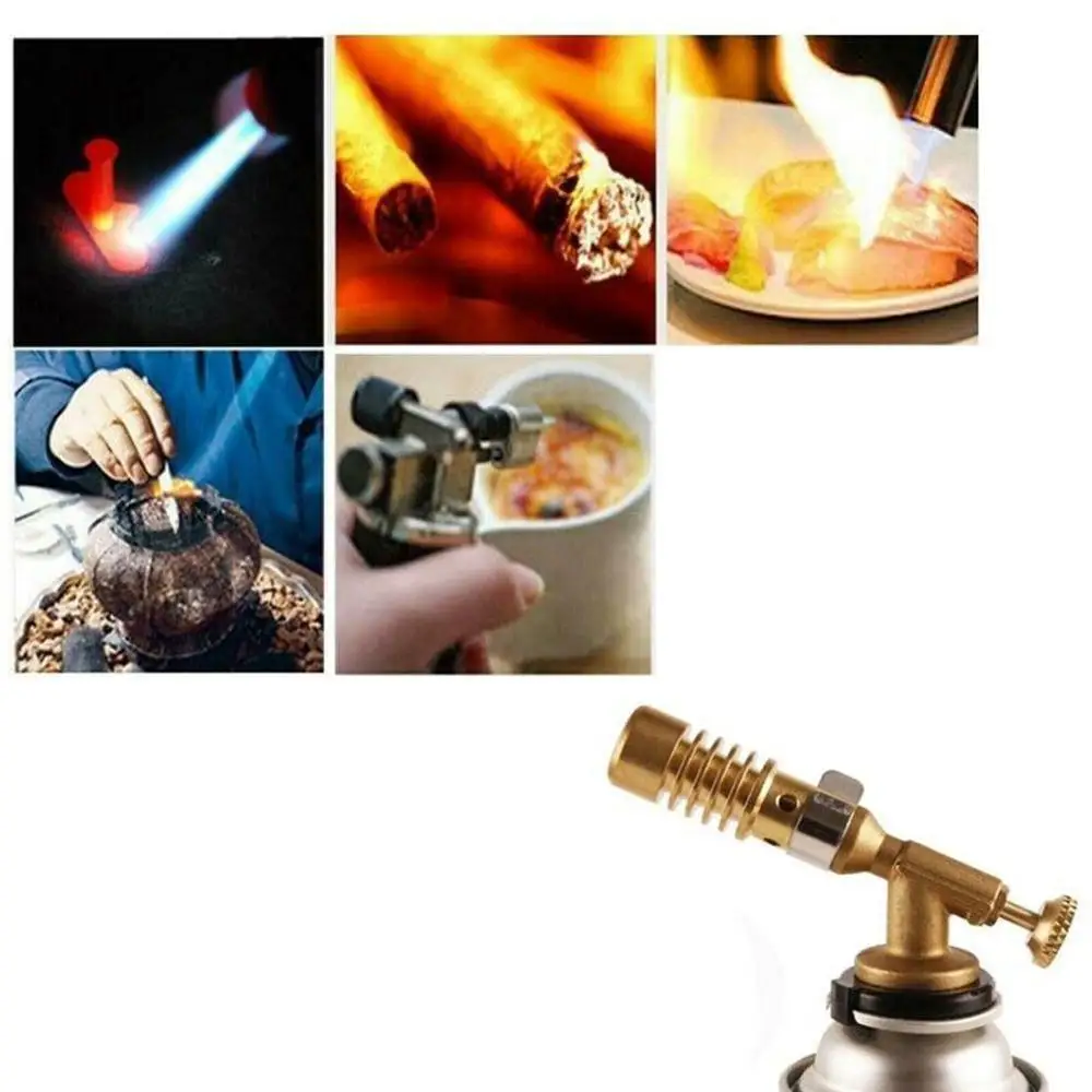 

Welding Torch Butane Gas Welding Torch Cooking Blow Torch Copper Gun Torch Butane Lighter Heating Welding Ignition Lighter