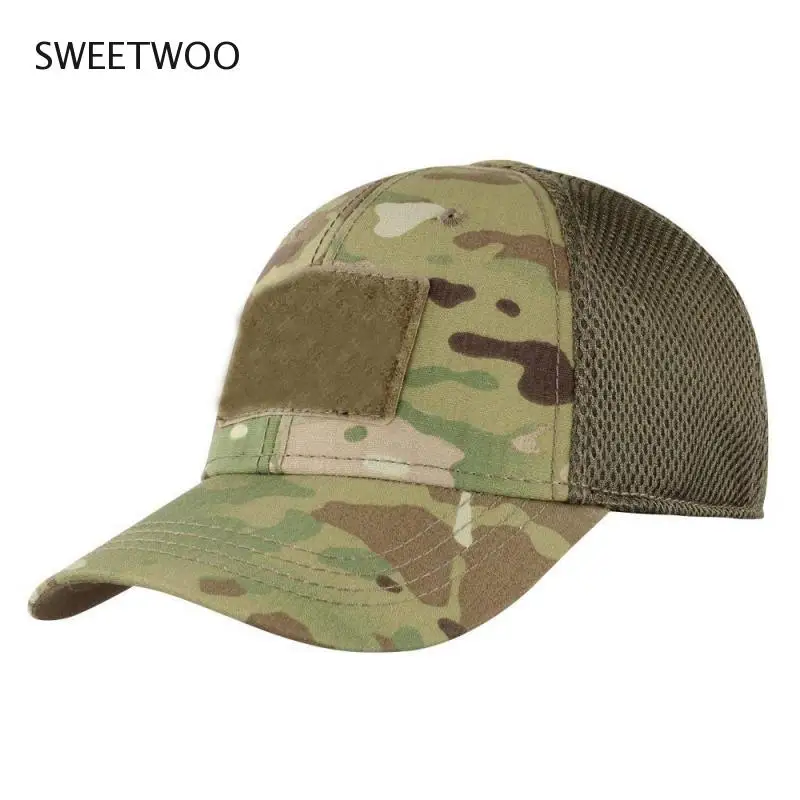 Adjustable Baseball Cap Tactical Summer Sunscreen Hat Camouflage Military Army Airsoft Hunting Camping Hiking Fishing Caps