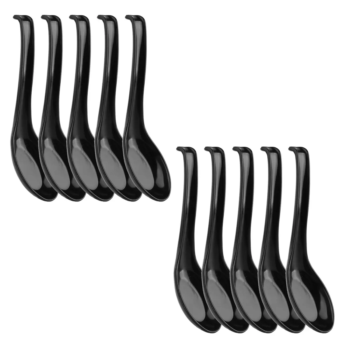 

Soup Spoons Japanese Ramen Noodle Soup Spoons Tasting Spoon Appetizer Spoons with Long Handle Teaspoon Soup Catering Spoon