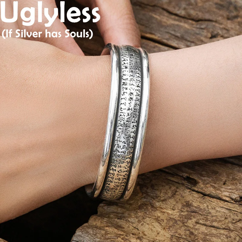 Браслет-Сутра женский из серебра 999 пробы 16 мм | Украшения и аксессуары