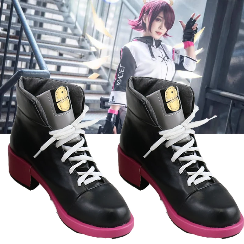 

Game Arknights Cosplay Shoes Boots Exusiai Cosplay Shoes Boots Rainbow Cos Christmas Game Anime Halloween
