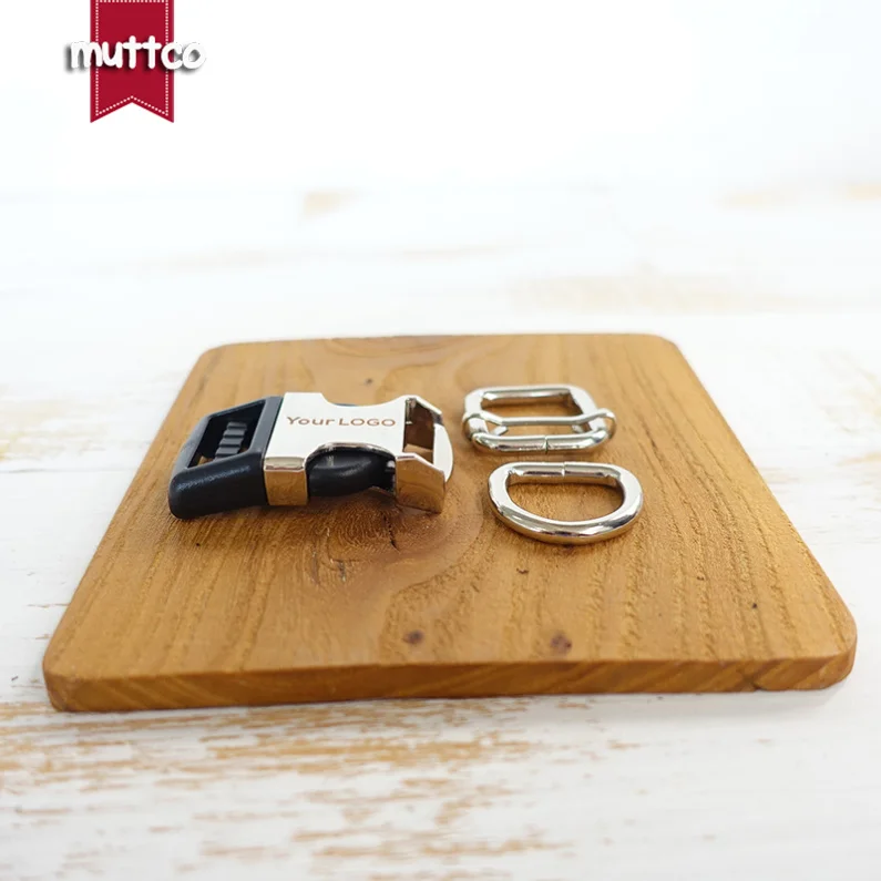 10 шт./лот (металлическая пряжка + Регулировка пряжки D кольцо) 20 мм diy собака