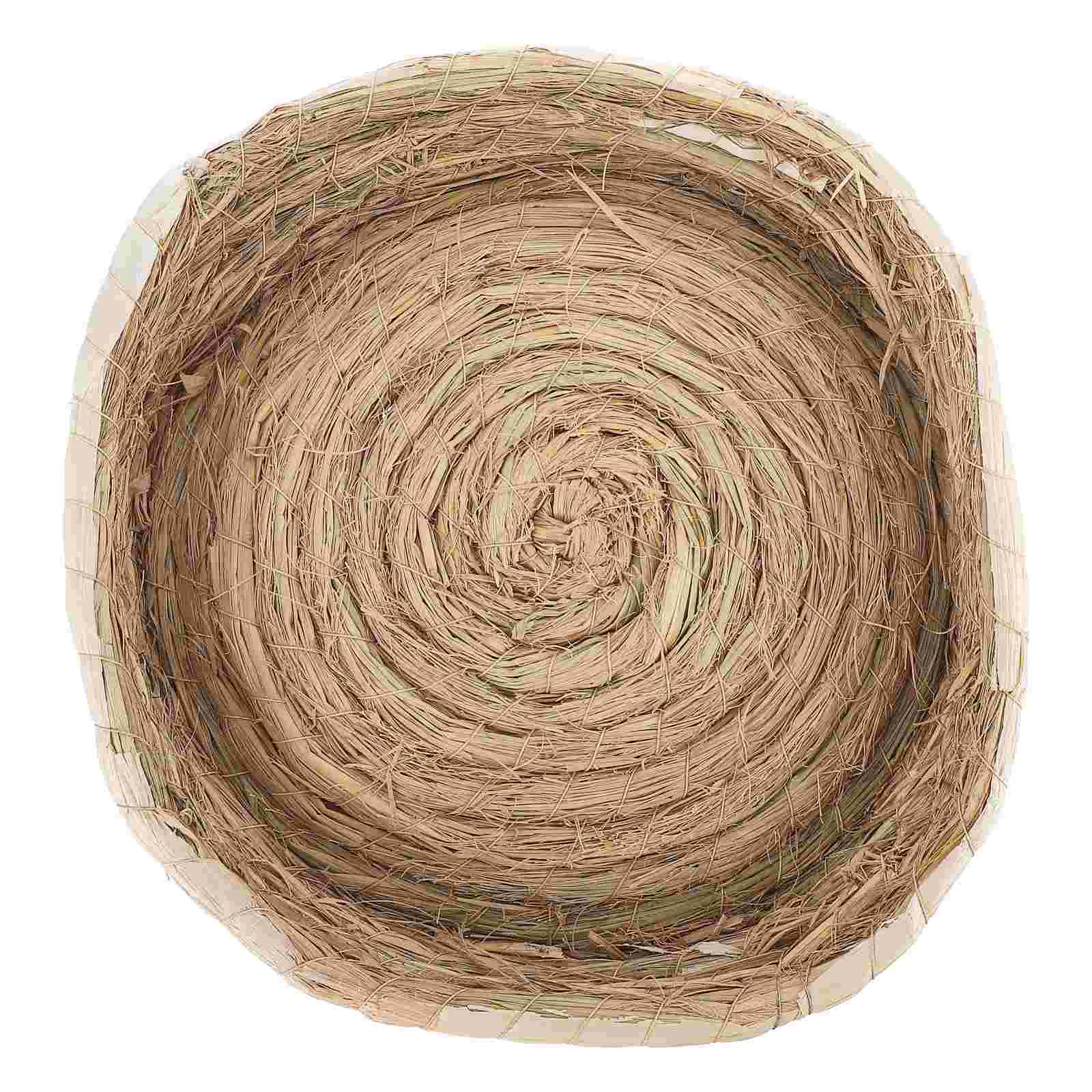 

Плетеное гнездо для цыплят, птицеводческий домик, инкубационное гнездо, практичное соломенное гнездо