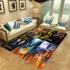 Фланелевые ковры Stryper Rock с 3D принтом, нескользящий большой ковер, домашний декор для гостиной, спальни