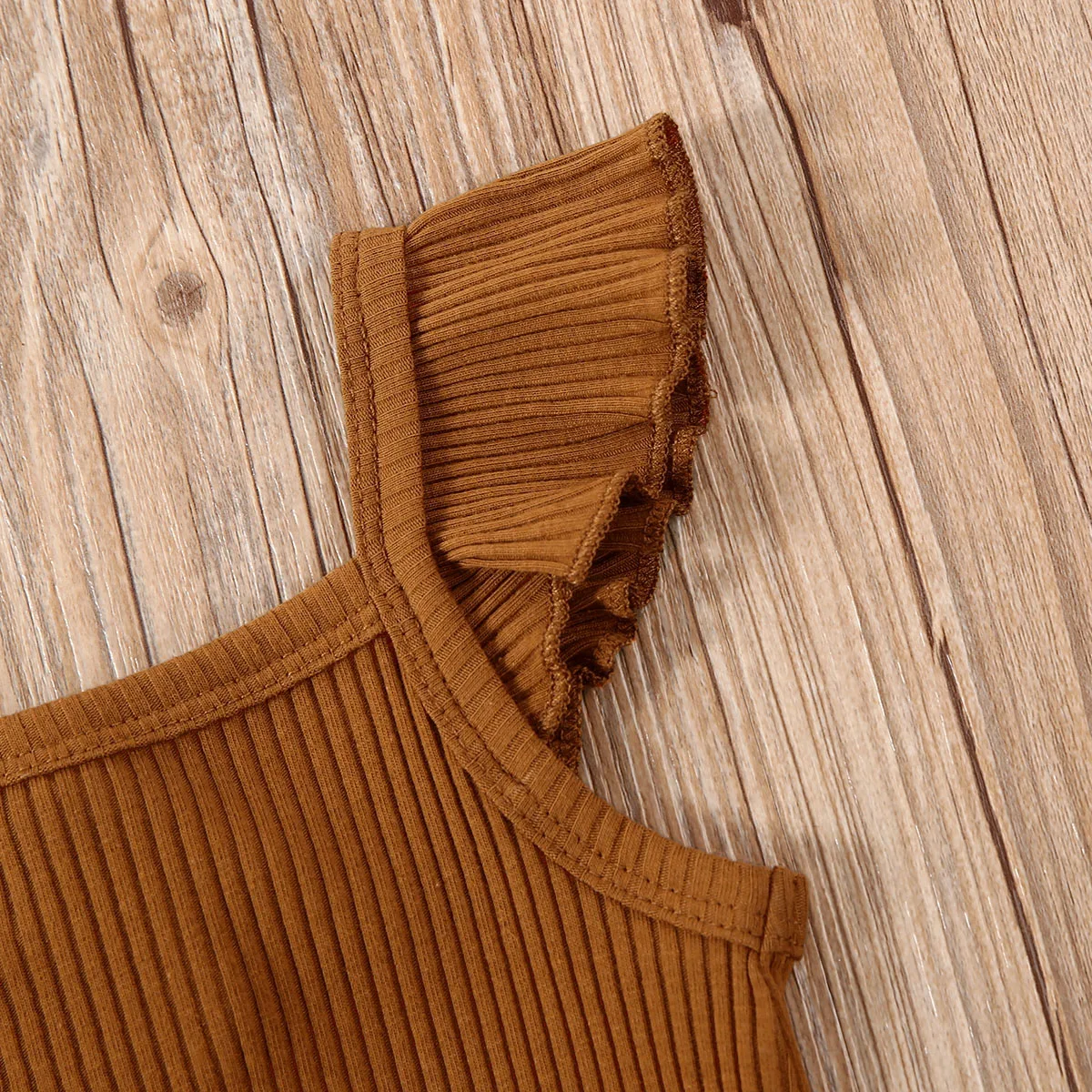 

Infant Baby Girl Clothes Sleeveless Romper Jumpsuit Summer Toddler Bow Knit Outfit Solid Sunsuit